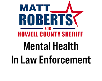 Matt Roberts Logo with text 'Mental Health in Law Enforcement'